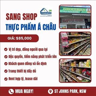 Sang shop thực phẩm Á Châu độc quyền, income ổn định ở St John Park